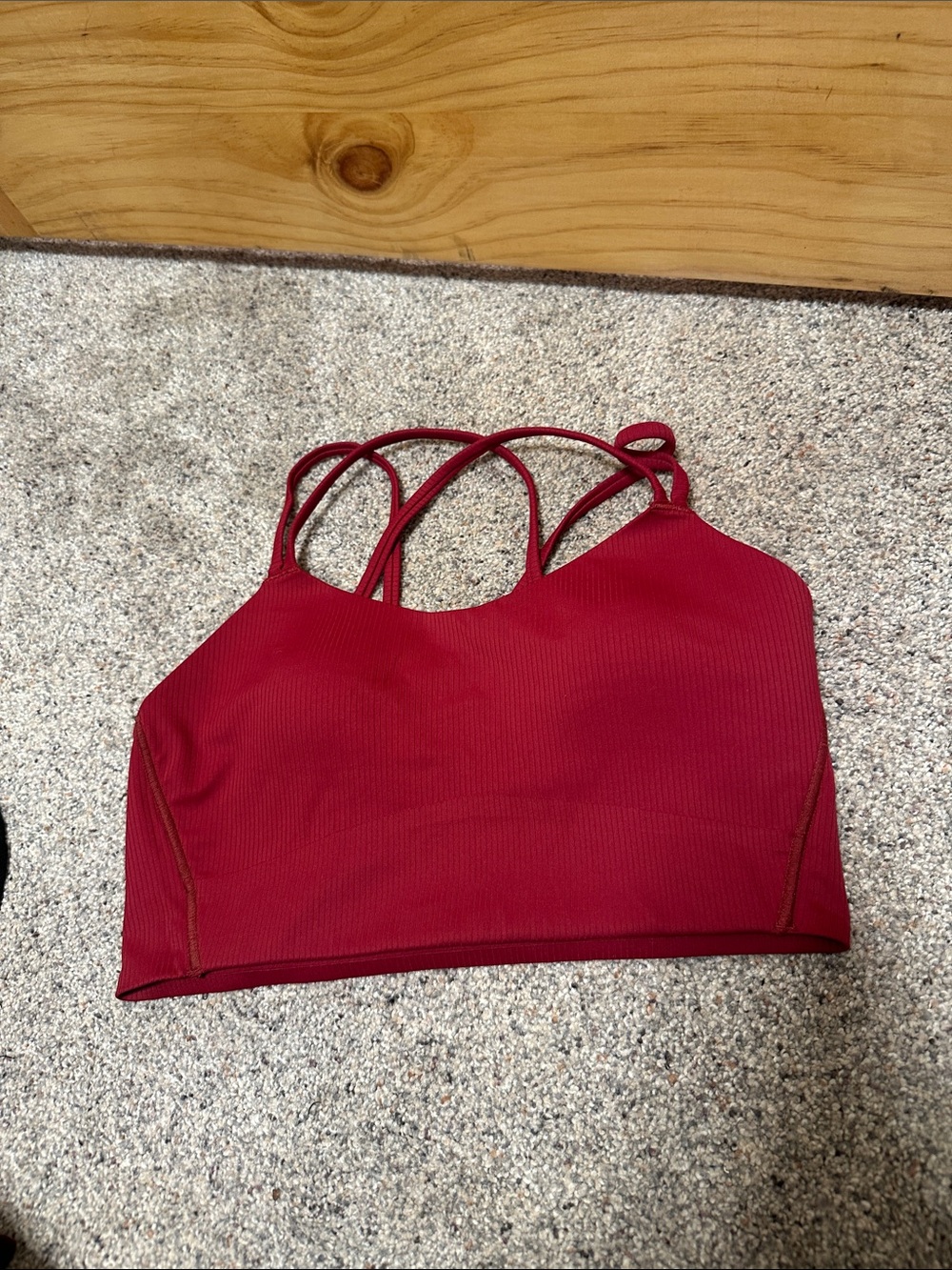 Red Strappy Crop Bralette - Women Intimates & Sleepwear